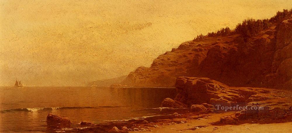 Coast Of Maine modern beachside Alfred Thompson Bricher Oil Paintings